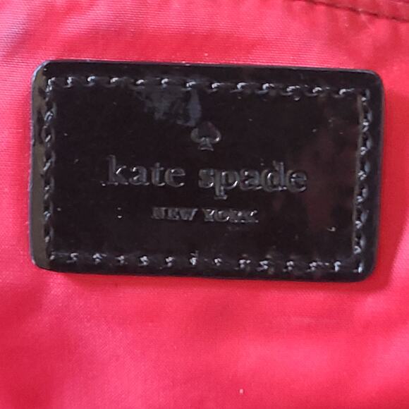 Kate Spade New York Black & Beige Polka Dot Diaper Bag Large Double Handle Tote - Picture 10 of 16